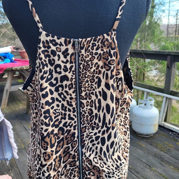 Bar 111 lined tank top animal print size xlarge - Picture 4 of 4
